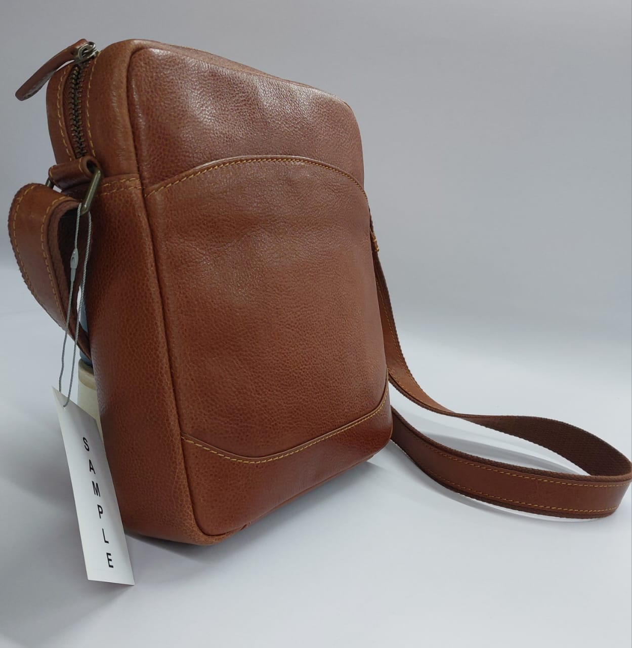 Leather Messenger Bag